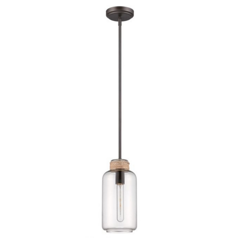 Craftmade 1 Light Mini Pendant with Rods in Espresso - P435ESP1
