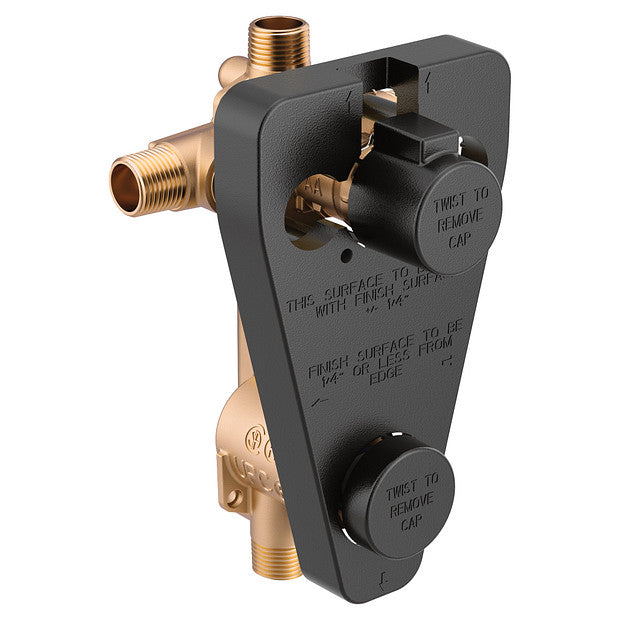 Moen M-Pact Posi-Temp With Diverter 1/2" CC IPS Connection Includes Pressure Balancing Stops