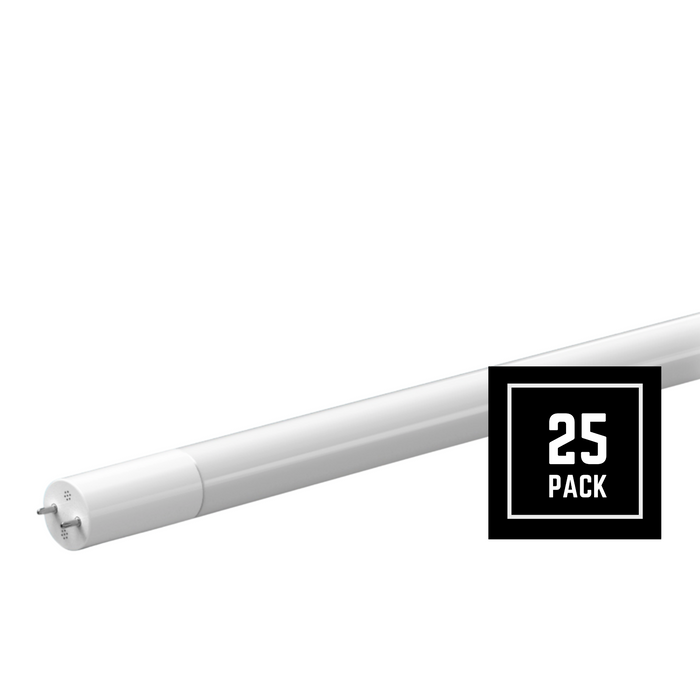 Simply Conserve 4ft T8 17W LED Bulb - 25 Pack 5000K Fluorescent Replacement (Type B)