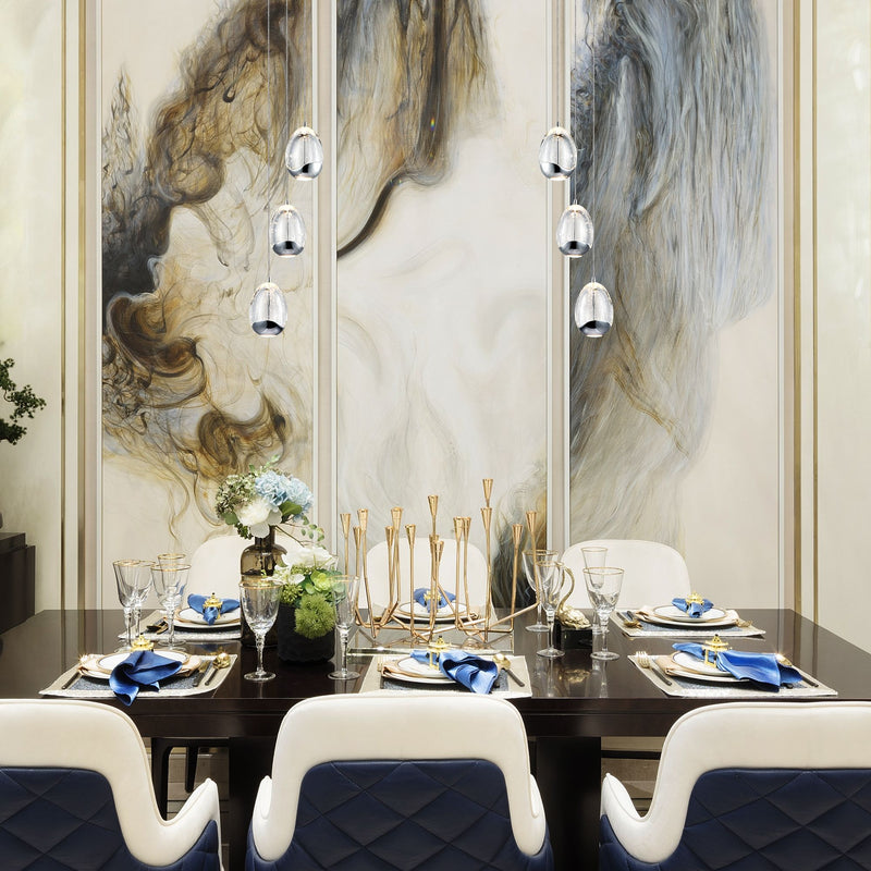 VONN Venezia 3-Light VAP2203CH Integrated LED Pendant Light - Polished Chrome