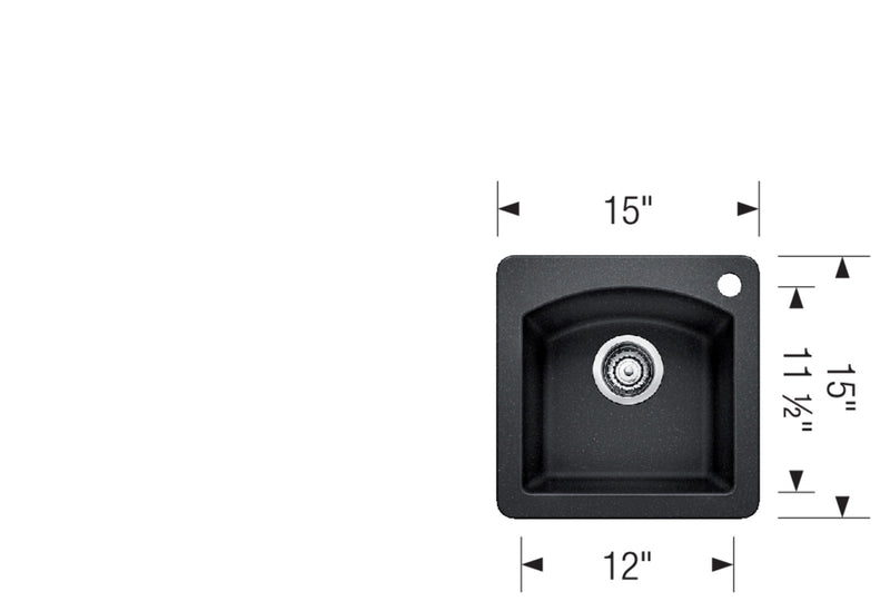 Blanco Diamond Bar Sink Dual Mount SILGRANIT Sink