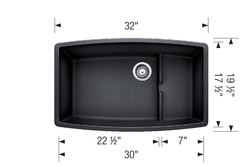 Blanco Performa Cascade Single Bowl SILGRANIT Kitchen Sink