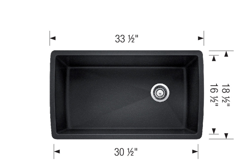 Blanco Diamond Super Single Bowl SILGRANIT Kitchen Sink