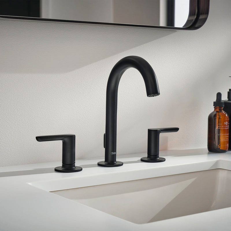 American Standard Studio S 8-Inch Widespread 2-Handle Bathroom Faucet 1.2 gpm/4.5 L/min With Lever Handles