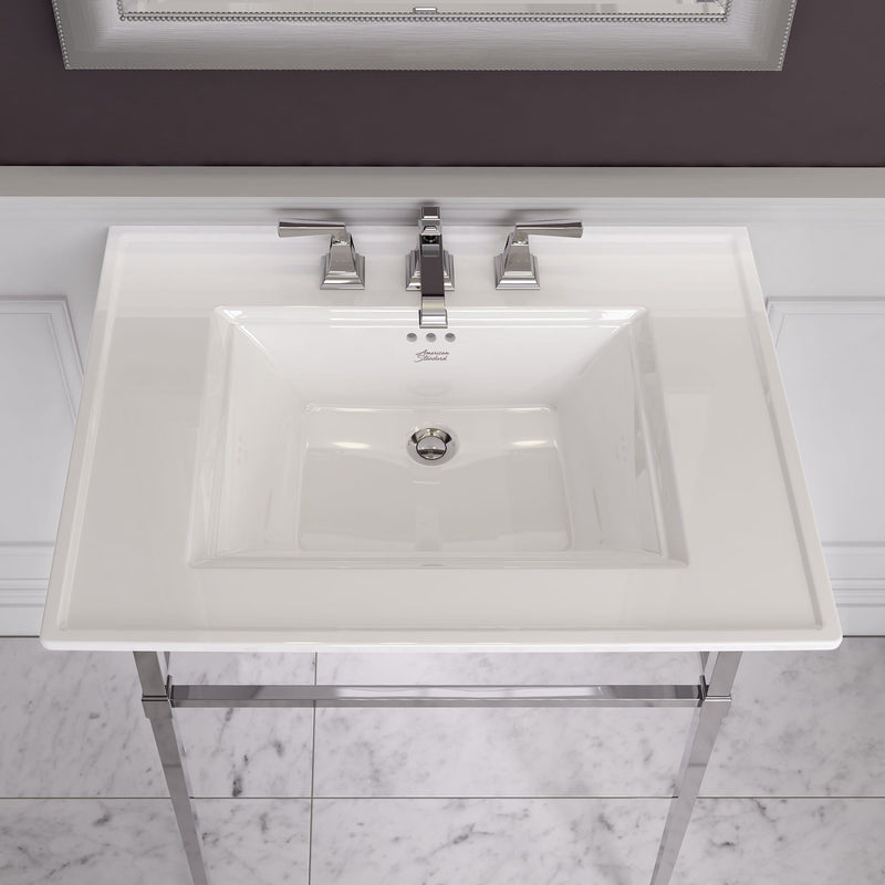 American Standard 7455801.002 Town Square S 8-Inch Widespread 2-Handle Chrome Bathroom Faucet 1.2 gpm With Lever Handles