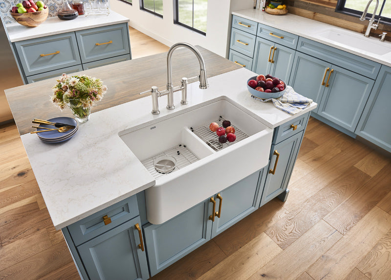 Blanco IKON 33 1¾ Apron Low Divide SILGRANIT Kitchen Sink
