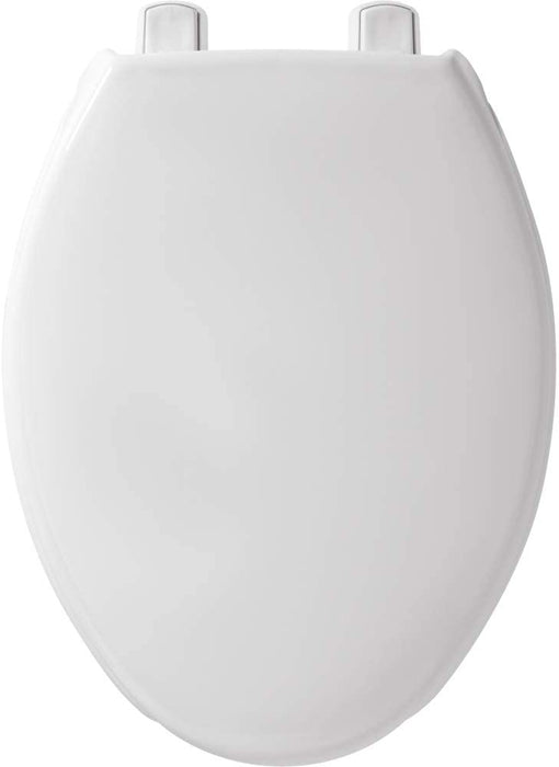 Bemis Medic-Aid Raised Open Front Elongated Toilet Seat with 3-Inch Lift