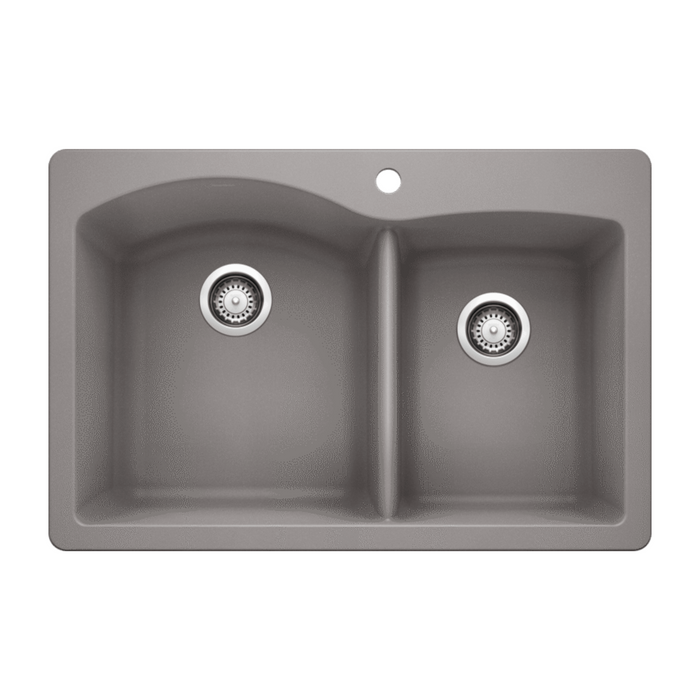 Blanco Diamond 1-3/4 Bowl Dual Mount SILGRANIT Kitchen Sink