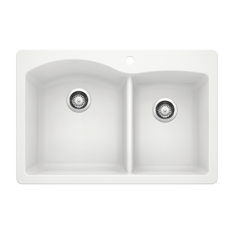 Blanco Diamond 1-3/4 Bowl Dual Mount SILGRANIT Kitchen Sink
