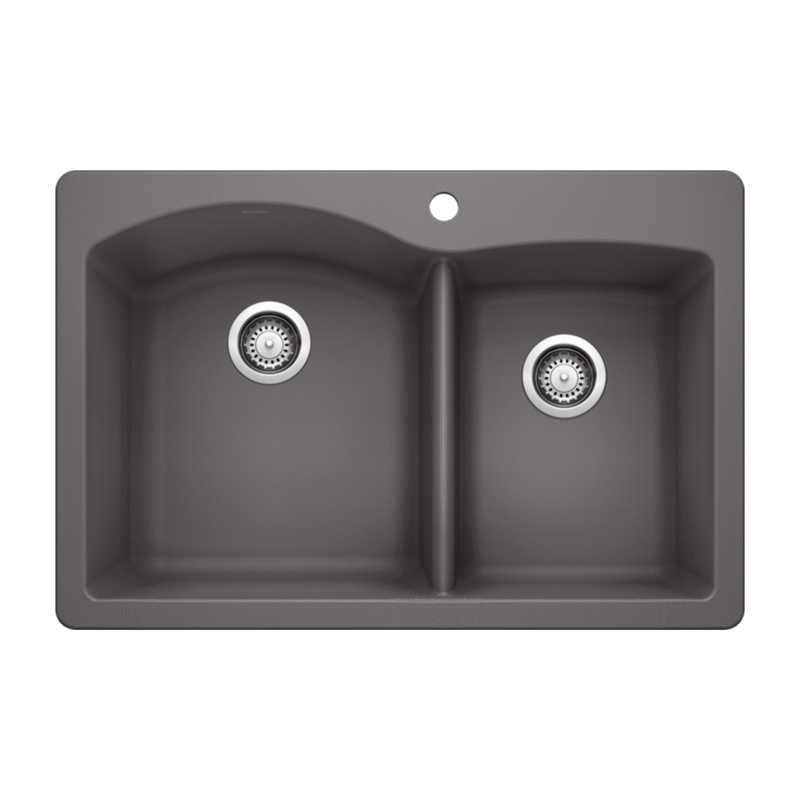 Blanco Diamond 1-3/4 Bowl Dual Mount SILGRANIT Kitchen Sink