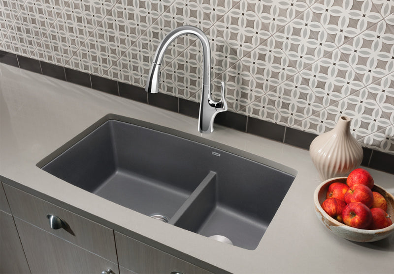 Blanco PERFORMA 1¾ Low Divide 33 in SILGRANIT Kitchen Sink