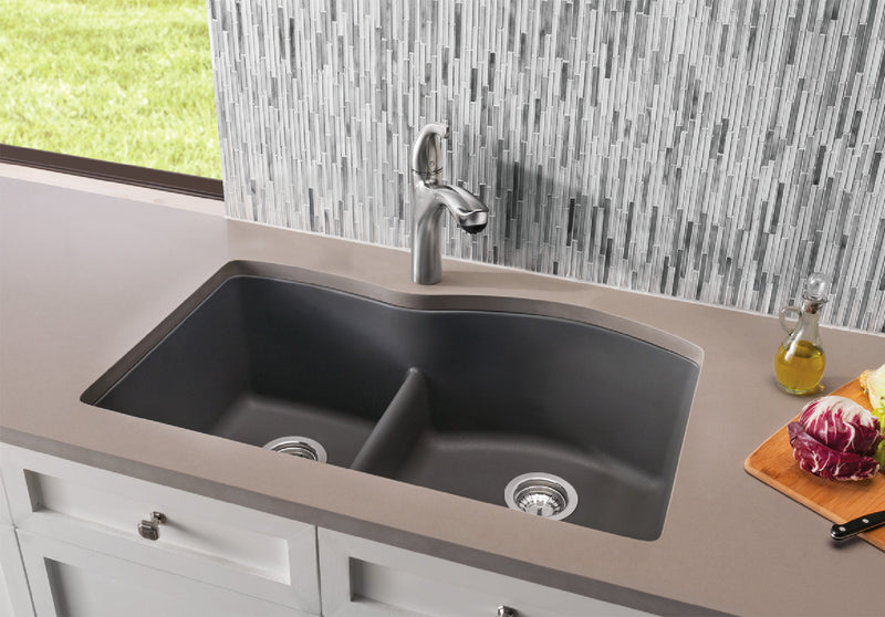 Blanco Diamond 1-3/4 Low Divide Reverse Kitchen Sink