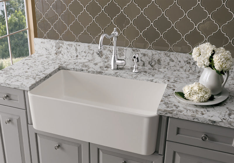 Blanco Cerana 33" Apron Single Bowl - 525012 White Kitchen Sink