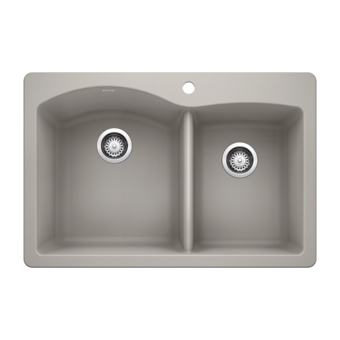 Blanco Diamond 1-3/4 Bowl Dual Mount SILGRANIT Kitchen Sink
