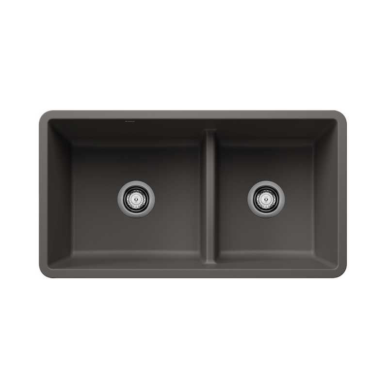 Blanco Precis 1-3/4 Double Bowl Kitchen SILGRANIT Kitchen Sink
