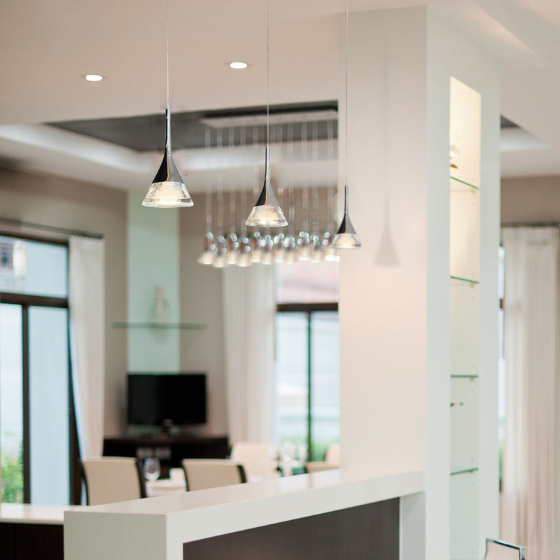 VONN Amalfi 4.75" VAP2211BL Integrated LED Pendant Light - Black