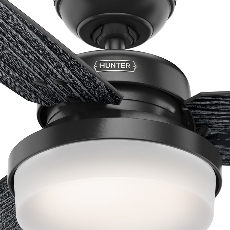 Hunter 52-Inch Sentinel Matte Black Ceiling Fan