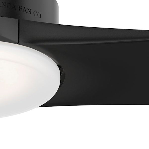 Casablanca Piston Outdoor 52 Inch Ceiling Fan with LED Lights - Matte Black