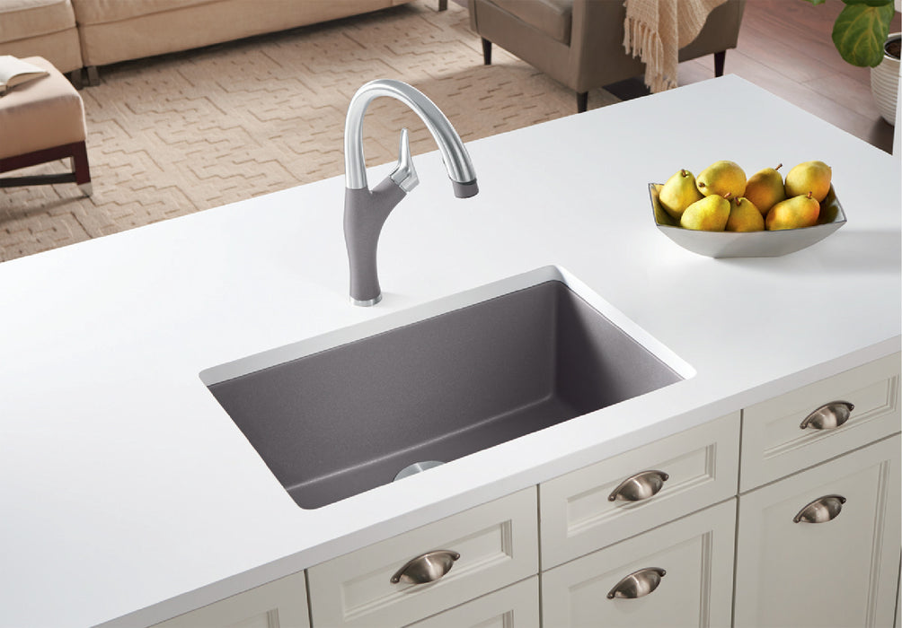 Blanco PRECIS 27 Undermount Single Bowl SILGRANIT Kitchen Sink