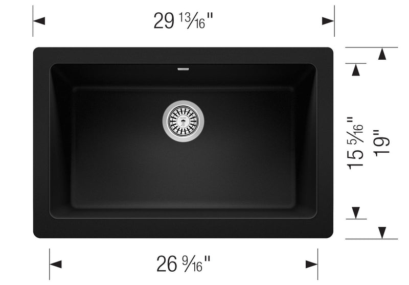 Blanco Vintera 30" Super Single Bowl Apron SILGRANIT Kitchen Sink