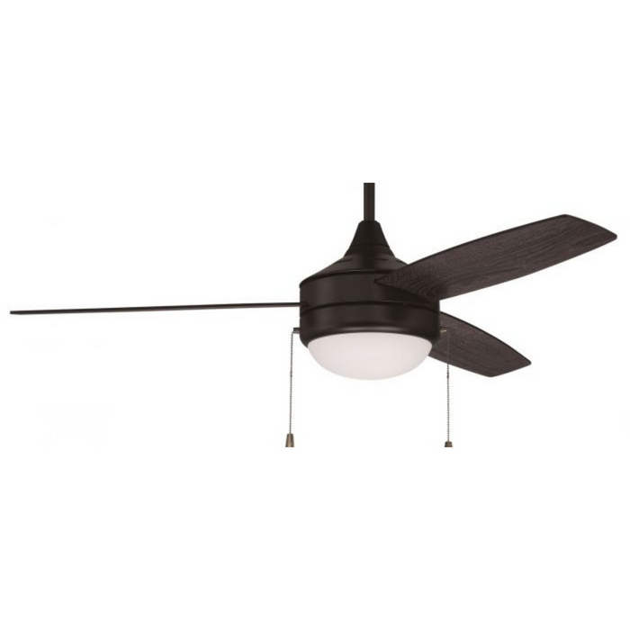 Craftmade 52-inch Phaze ENERGY STAR Ceiling Fan with 3 Blades and Light Kit