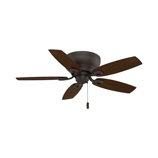 Casablanca Durant 3 Light Low Profile 44 Inch Ceiling Fan - Maiden Bronze/Walnut