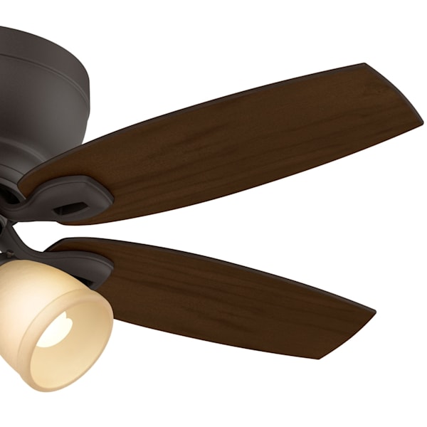 Casablanca Durant 3 Light Low Profile 44 Inch Ceiling Fan - Maiden Bronze/Walnut