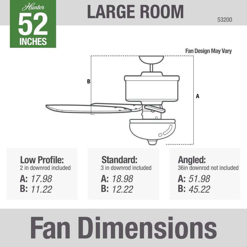 Hunter 52-Inch Italian Countryside Ceiling Fan