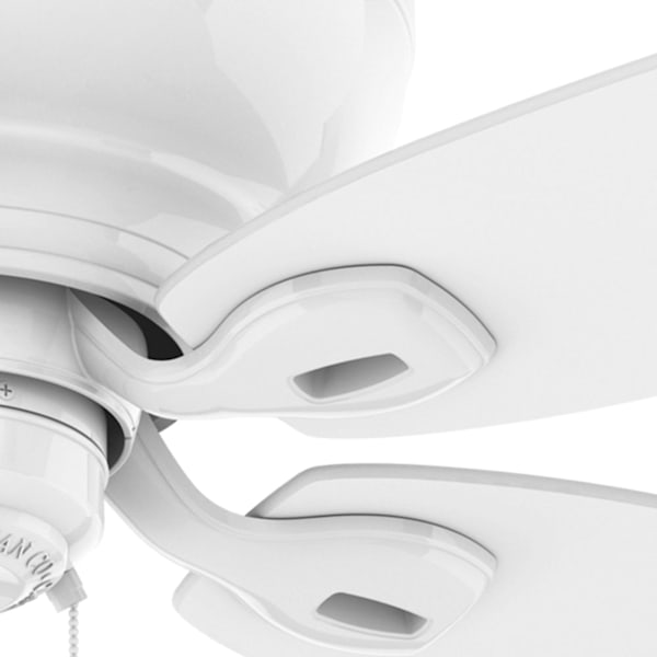 Casablanca Durant Low Profile 54 Inch Ceiling Fan - Snow White
