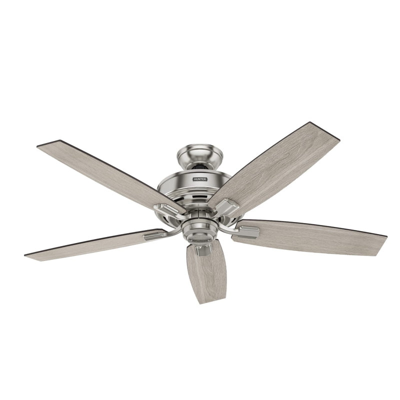 Hunter 52-Inch Bennett Brushed Nickel Ceiling Fan