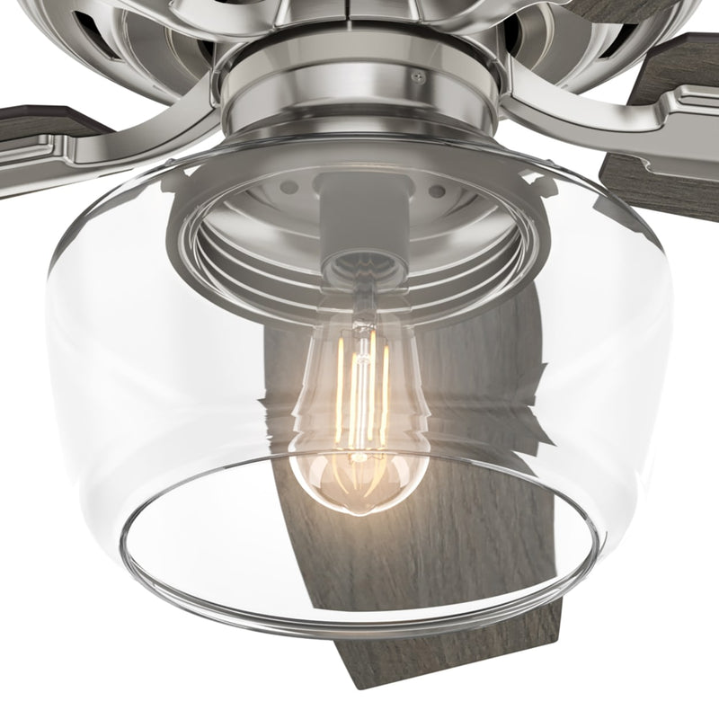 Hunter 52-Inch Bennett Brushed Nickel Ceiling Fan