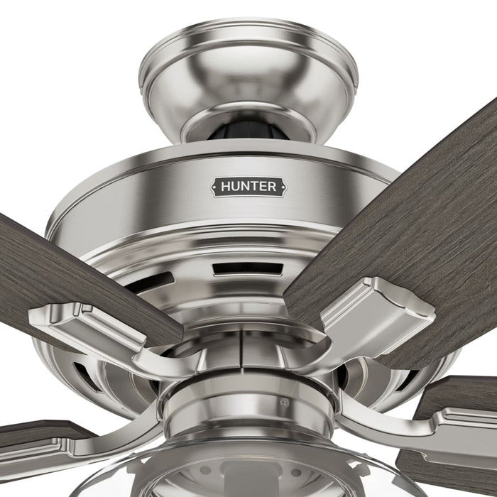 Hunter 52-Inch Bennett Brushed Nickel Ceiling Fan