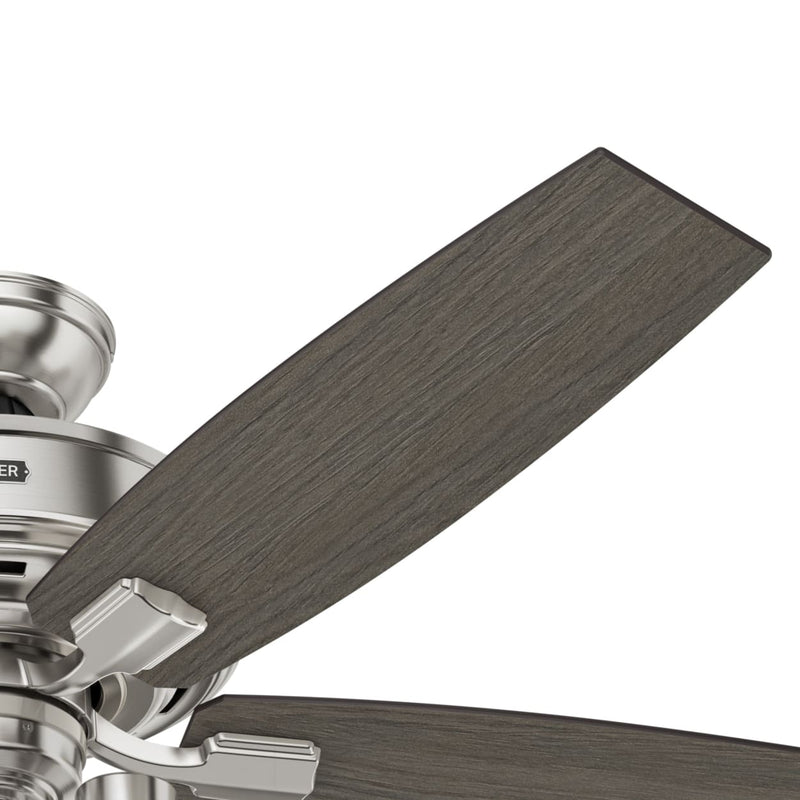 Hunter 52-Inch Bennett 3 Lights Brushed Nickel Ceiling Fan