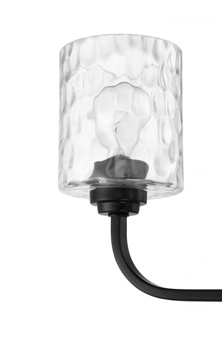 Craftmade Collins 3 Light Flat Black Chandelier