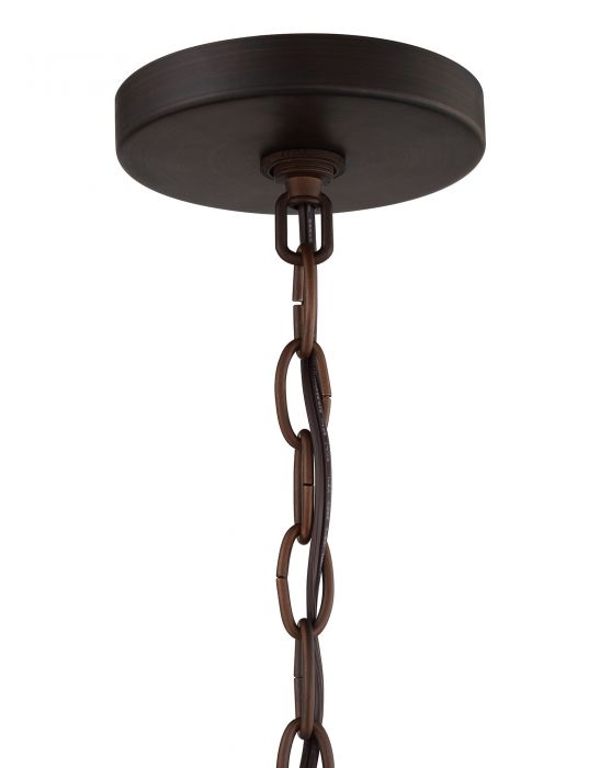 Craftmade Malaya 6 Light Pendant in Aged Bronze Brushed - 54596-ABZ