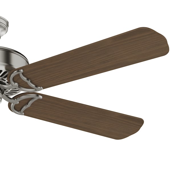 Casablanca Panama 54 Inch Ceiling Fan - Brushed Nickel/Eastern Walnut