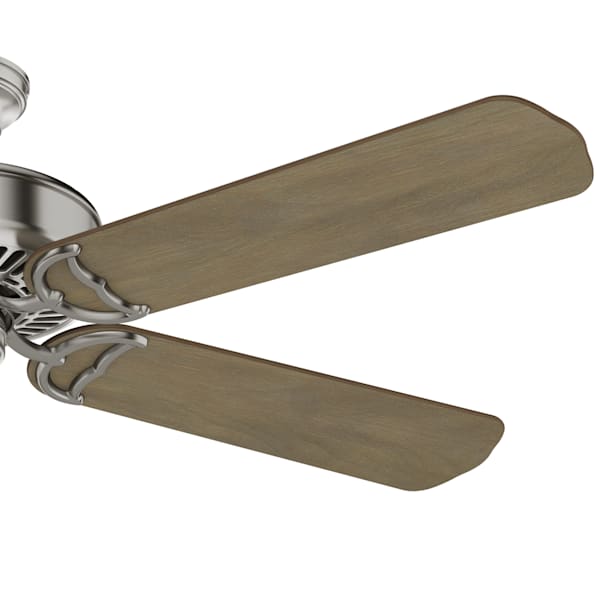 Casablanca Panama 54 Inch Ceiling Fan - Brushed Nickel/Eastern Walnut