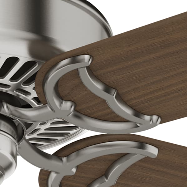 Casablanca Panama 54 Inch Ceiling Fan - Brushed Nickel/Eastern Walnut
