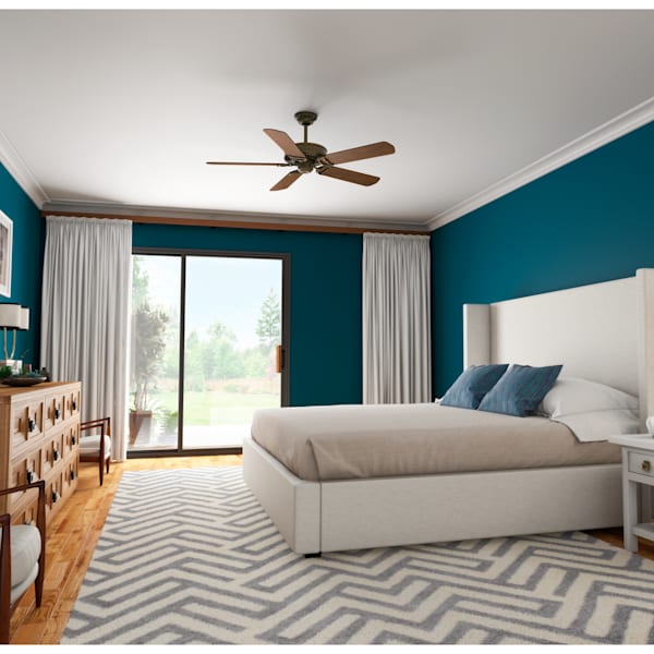 Casablanca Panama 54 Inch Ceiling Fan - Aged Bronze/Walnut