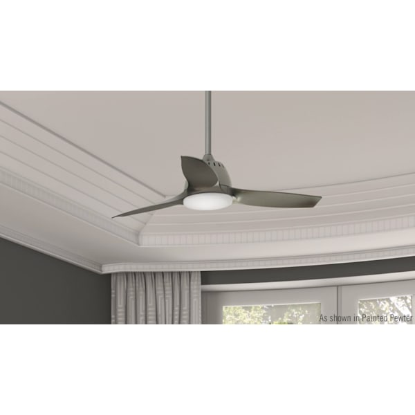 Casablanca Wisp 44 Inch Ceiling Fan with LED Light - Painted Pewter
