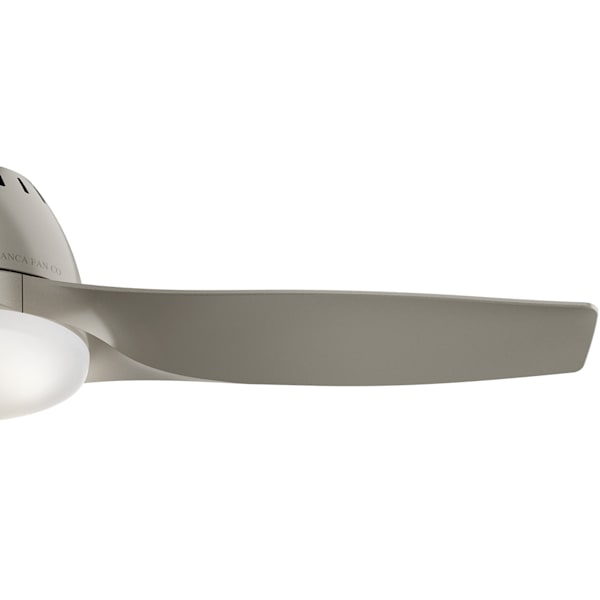 Casablanca Wisp 44 Inch Ceiling Fan with LED Light - Painted Pewter