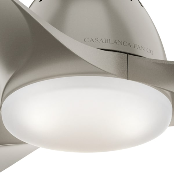 Casablanca Wisp 52 Inch Ceiling Fan with LED Light - Painted Pewter