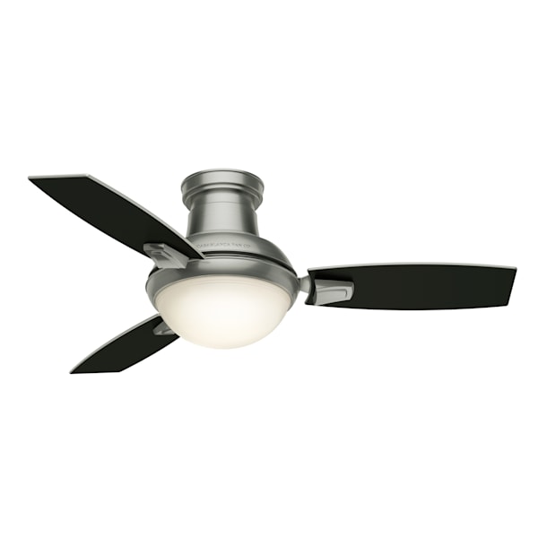 Casablanca Verse Outdoor 44 Inch Ceiling Fan with LED Light - Brushed Nickel/Casa Platinum
