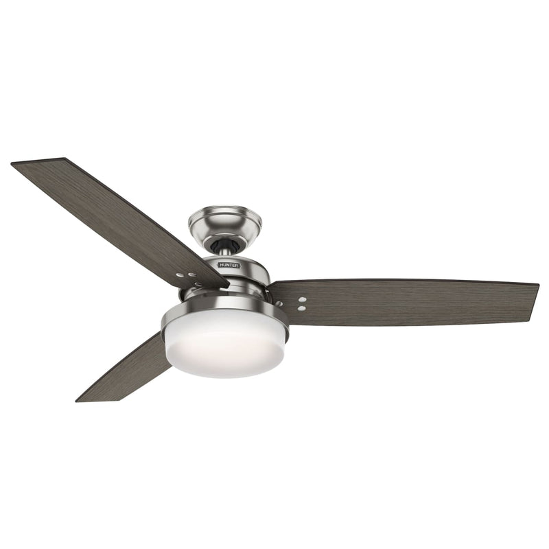 Hunter 52-Inch Sentinel Brushed Nickel Ceiling Fan