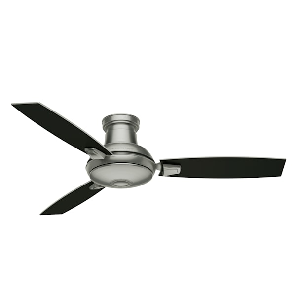 Casablanca Verse Outdoor 54 Inch Ceiling Fan with LED Light - Brushed Nickel/Black Mahogany