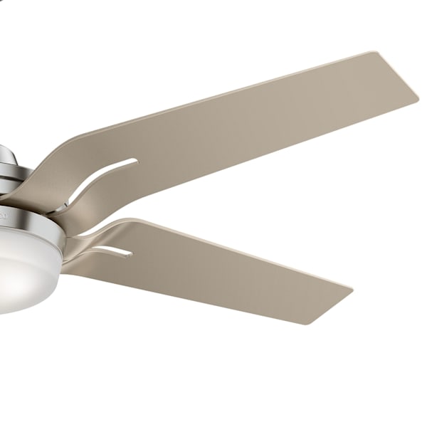 Casablanca Correne 56 Inch Ceiling Fan with LED Lights - Brushed Nickel/Painted Metallic