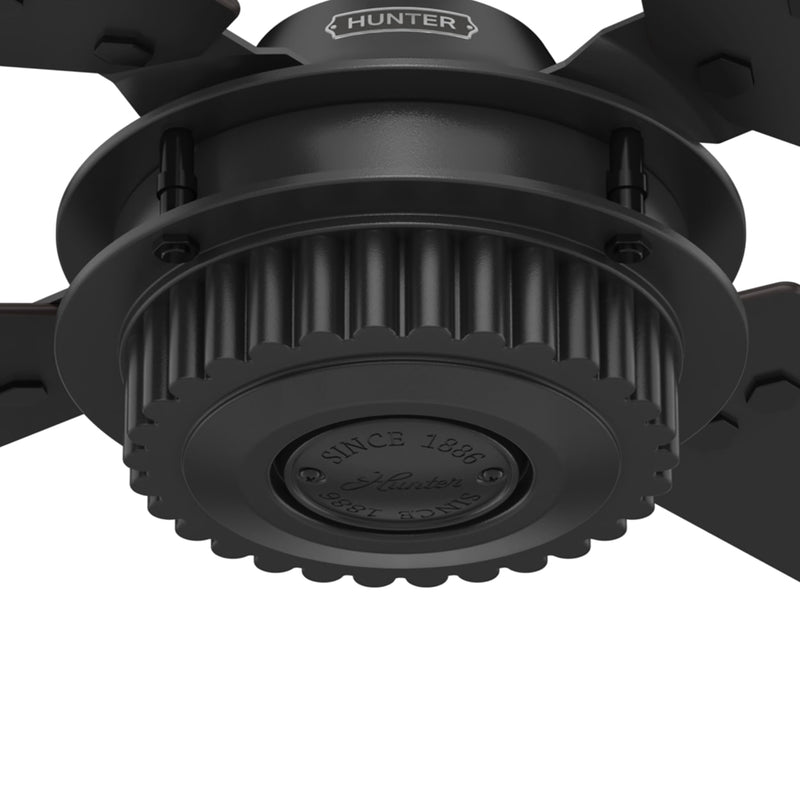 Hunter 54-Inch Chronicle Matte Black Outdoor Ceiling Fan