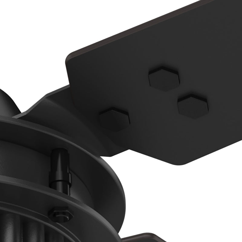 Hunter 54-Inch Chronicle Matte Black Outdoor Ceiling Fan