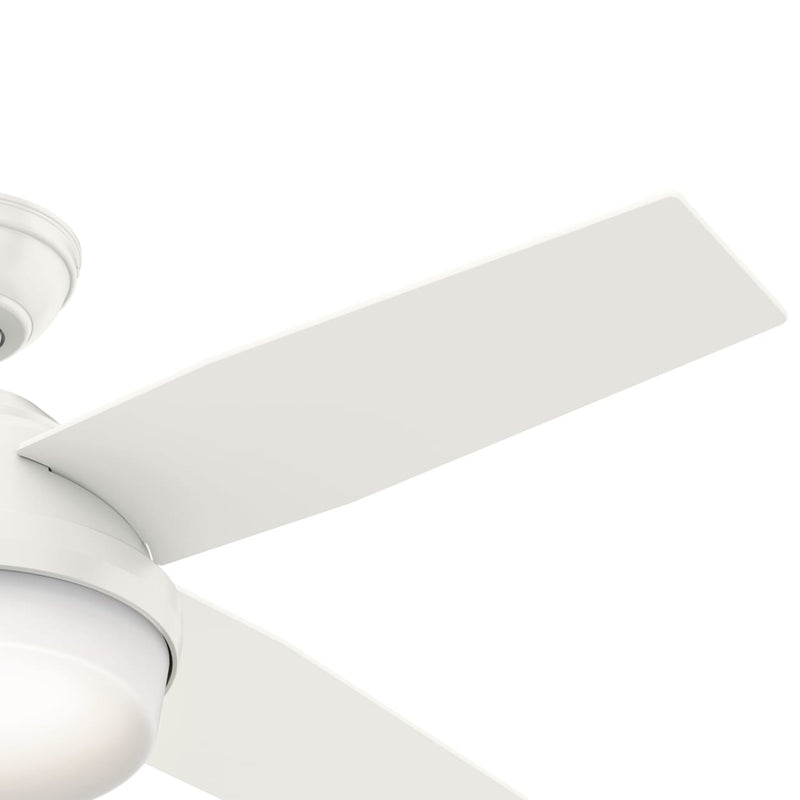Hunter 44-Inch Dempsey Light Fresh White Ceiling Fan