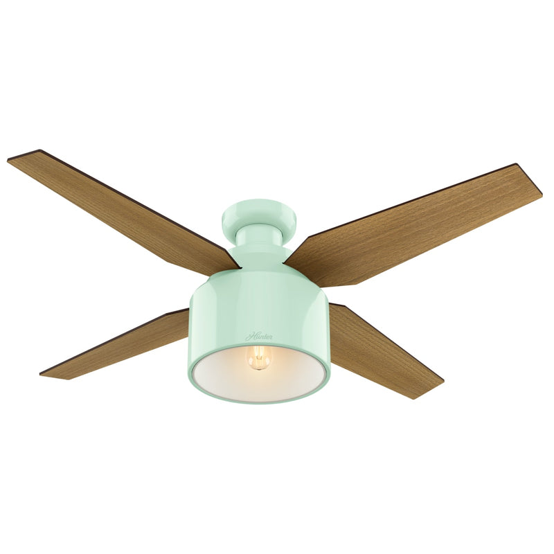 Hunter 52-Inch Cranbrook Low Profile Mint Ceiling Fan